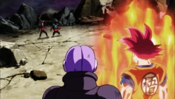 Goku and god contra sapo e bill jr