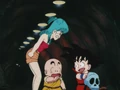Bulma angry at Goku's prank