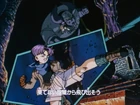 Trunks kicking an unnamed armored giant in a Dragon Ball GT opening's shot