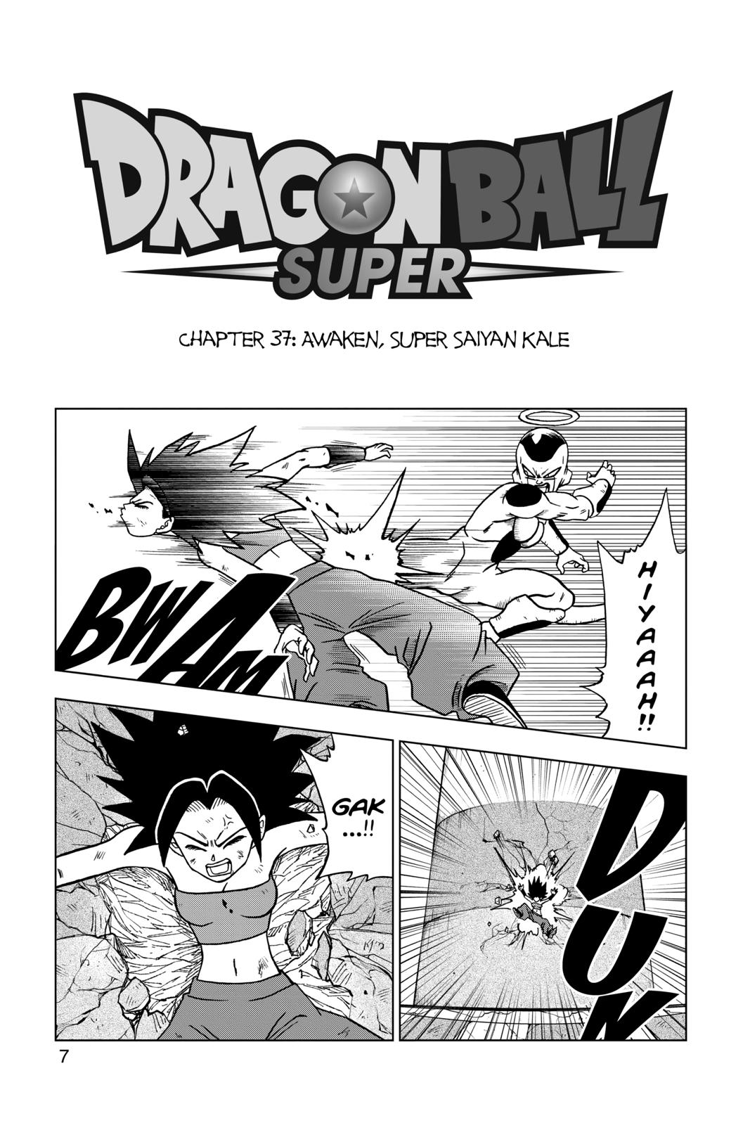DB Kakumei manga: Vegeta kicks Caulifla animated by GokuZboku on