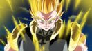 Adult Gotenks as a Super Saiyan in Dragon Ball Heroes Jaaku Mission 1