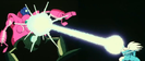 Goku's Kamehameha hits the Fused Pilaf Machine