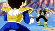 Vegeta se enfrenta a Kewi