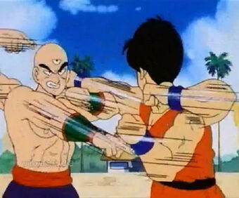 Yamcha Contra Tenshinhan Dragon Ball Wiki Brasil Fandom