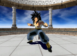 Super Saiyan 4 Goku's Model 2 color palette in Budokai Tenkaichi 3