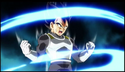 Vegeta powers up