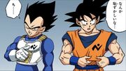 Vegeta e Son Goku membri della Pattuglia Galattica