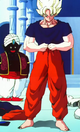 Mr. Popo and Full-Power Super Saiyan Goku