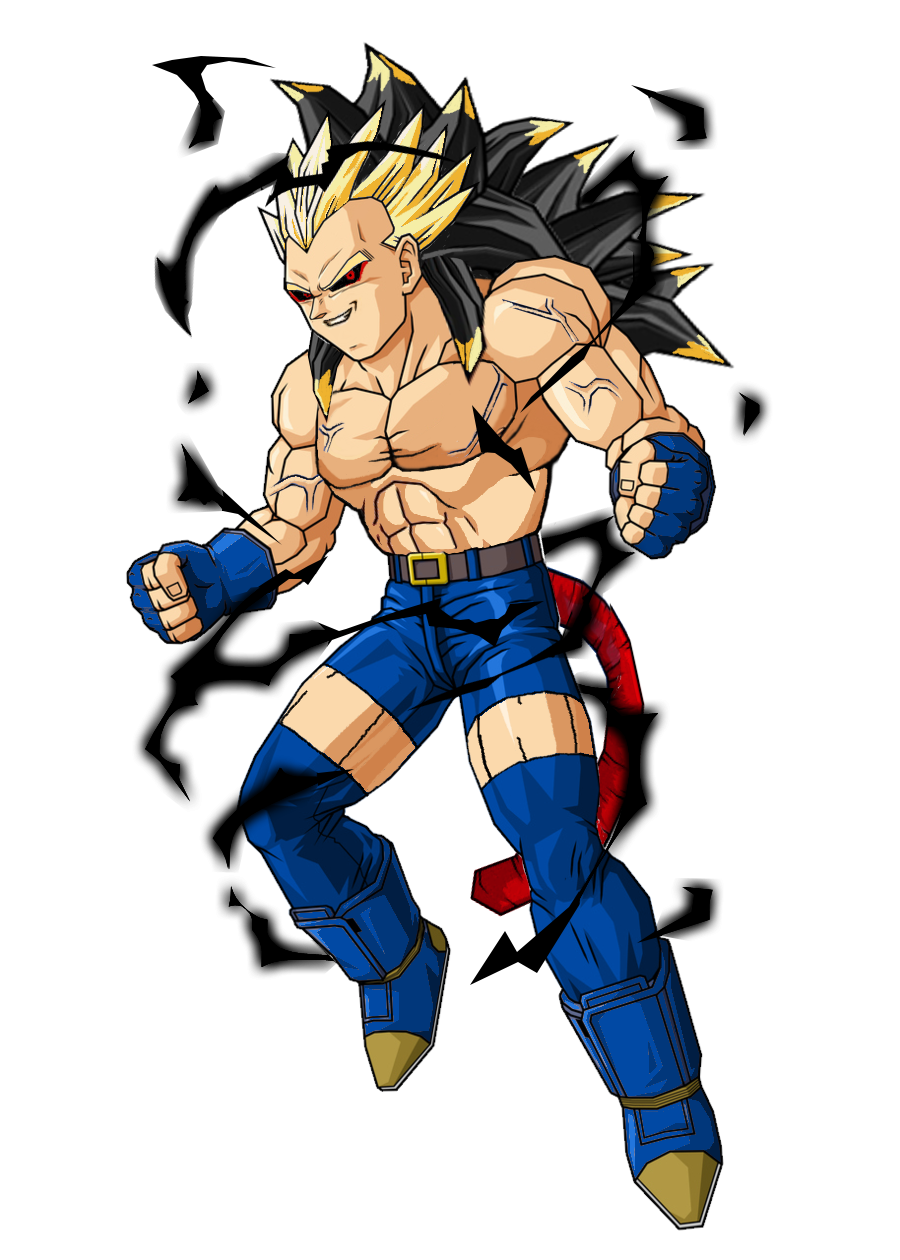 dbz-gt-af personagens: RIGOR O SAYAJIM NIVEL 5