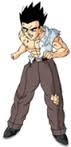 Gohan muy debil