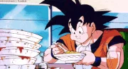 Goku's large appettite
