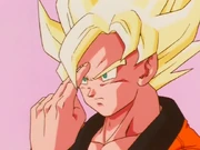 Goku preparing Instant Transmission