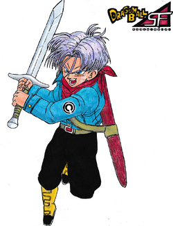 Speed Drawing Trunks Future (DB Super) Desenhando Trunks do Futuro 