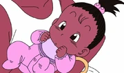 Shanti as a baby