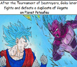 GokuvsCopyVegetaflashbackdbsf