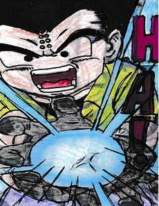 Krillin in Satan City