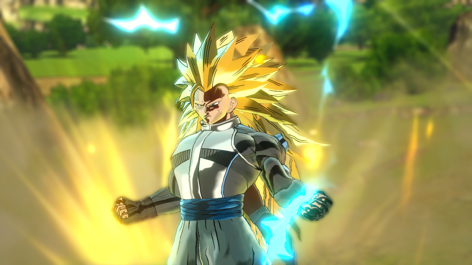 The SUPER SAIYAN INFINITY Goku in Dragon Ball Xenoverse 2 MODS 