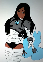 Ahsoka in ultra metal suit