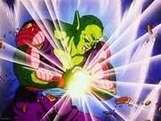 Piccolo fires a light grenade 