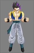Gotenks as he appears in the story