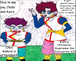 Kahra and Obo in Dragon Ball SF