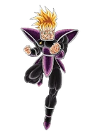 1,5. Koshu en Super Saiyajin con la armadura del Escuadrón 271.