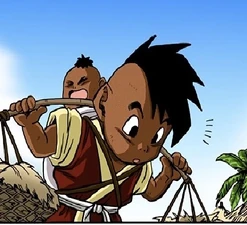 Uub as a kid in Dragon Ball Super