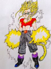 Pan mystic ssj2 by sohaiblebon-d9o0g5b