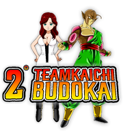 En el logo del 2do Teamkaichi Budokai junto a Caelesti por haber ganado la primera edición.