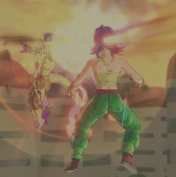 Kani killed by Golden Frieza's finger beam