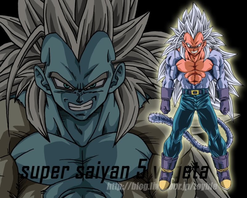 I drew Super Saiyan 5 Vegeta (OC) : r/dbz