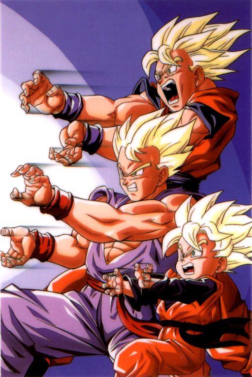 kid trunks and goten kamehameha