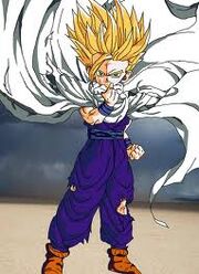 Gohan after killing Cell.