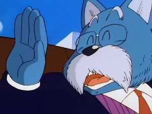 King Furry waving