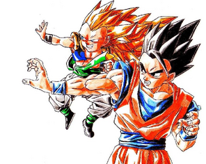 Gotenks and Gohan