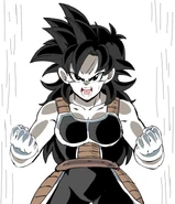 Cauli's original Saiyan armor