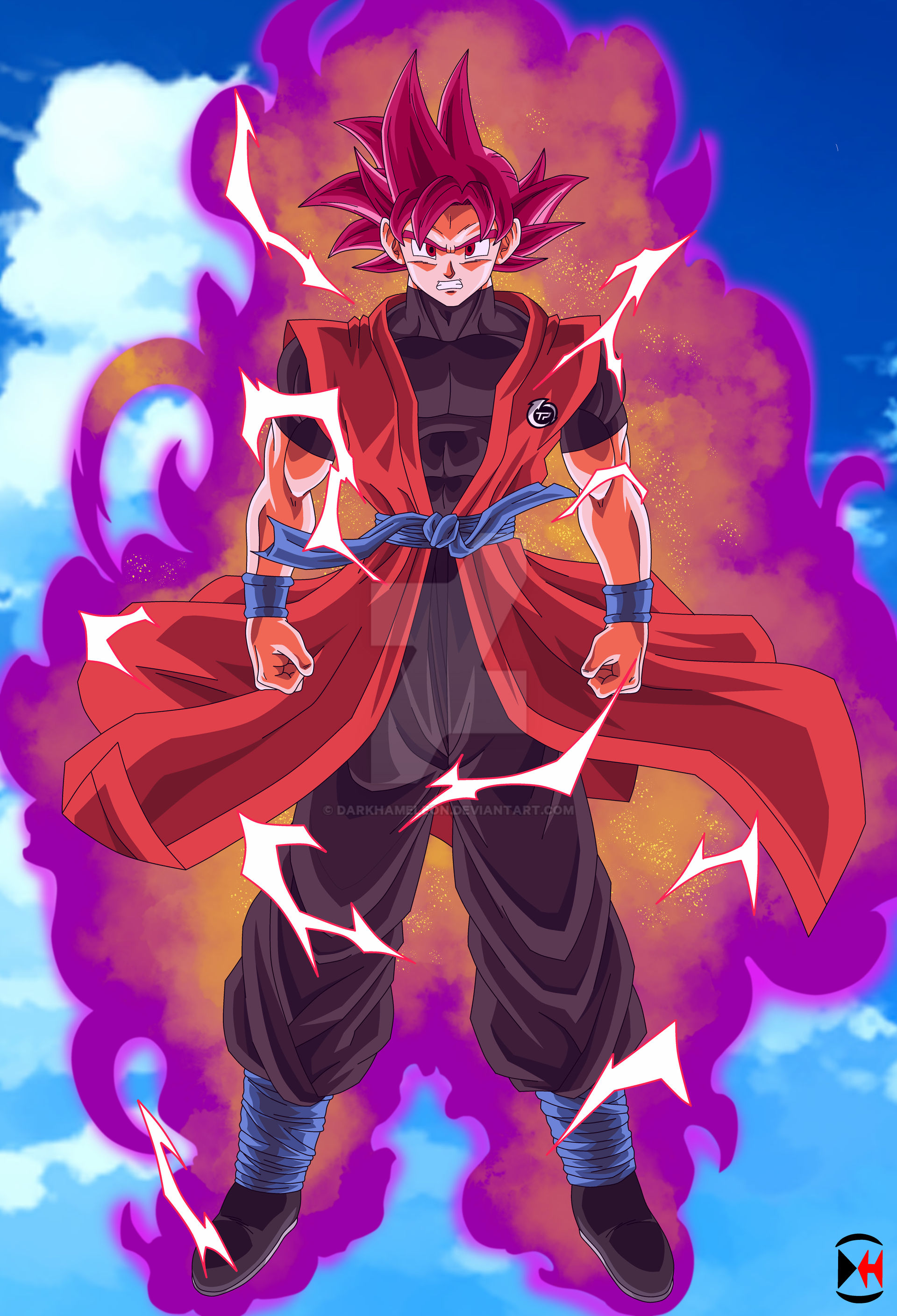 goku ssj god - Desenho de deathgun___ - Gartic