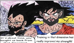 Vegeta and Goku