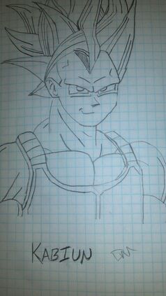 Kabiun-Saiyan-jin SS2 Hand Drawn