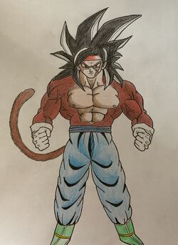 Earth Bardock SSJ4 by Erdo