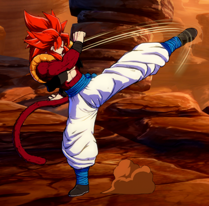 Ace (joe) on X: Ssj4 gogeta doing a kick #gogeta #DragonBall