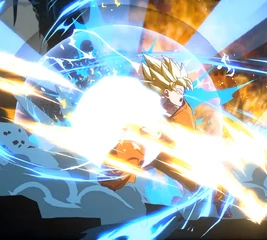 DBFZ SSGoku WarpKamehameha