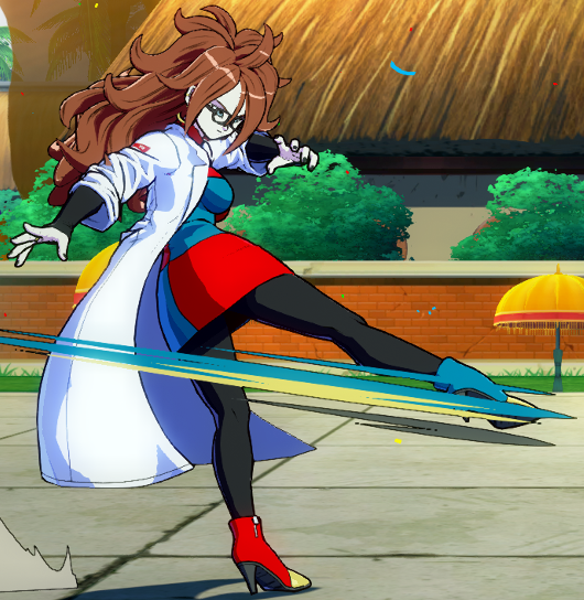 ANDROID 21 (Lab Coat) is available now in DRAGON BALL FIGHTERZ