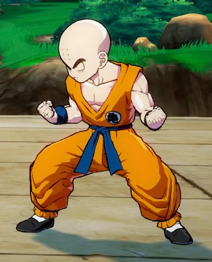 Krillin Gallery Dragon Ball Fighterz Wiki Fandom The remaining fighters, krillin, yamcha, tien, and chiaotzu begin their training to battle the evil saiyans, while piccolo takes off with gohan to train him in using his new found power. krillin gallery dragon ball fighterz