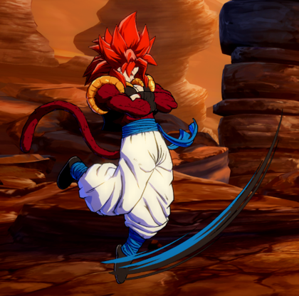 Ace (joe) on X: Ssj4 gogeta doing a kick #gogeta #DragonBall