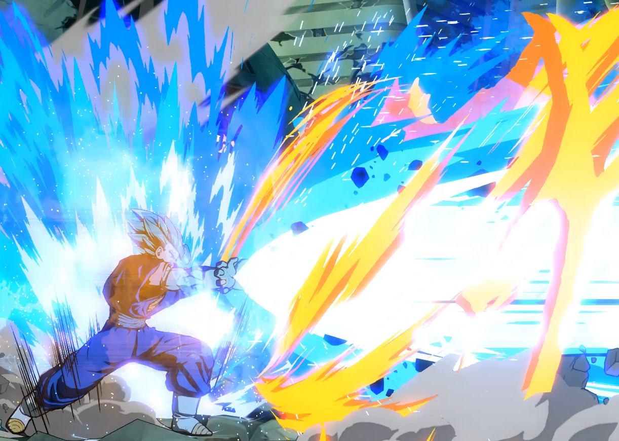 Dragon Ball Super Vegetto Super Sayajin Blue Final Kamehame