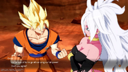 A special event between Goku and Android 21 (Good)