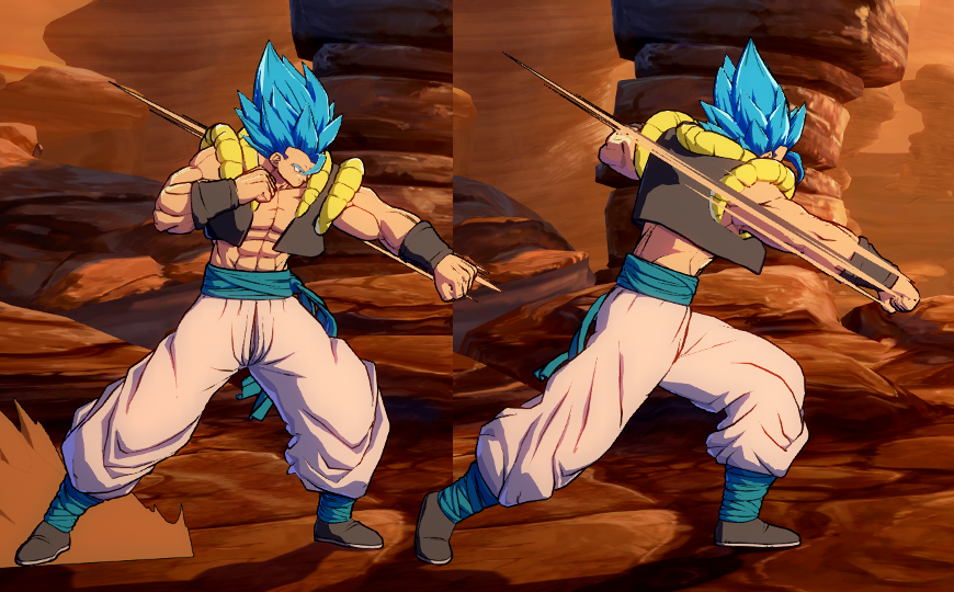 Como fazer combo 100% - Gogeta Blue - DRAGON BALL FIGHTERZ 