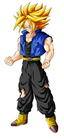 Anthony as a Super Saiyan (Ize Saga - Majin Saga)