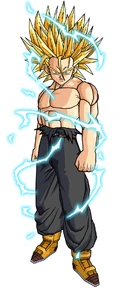 Anthony as a Super Saiyan 2 (Ize Saga)